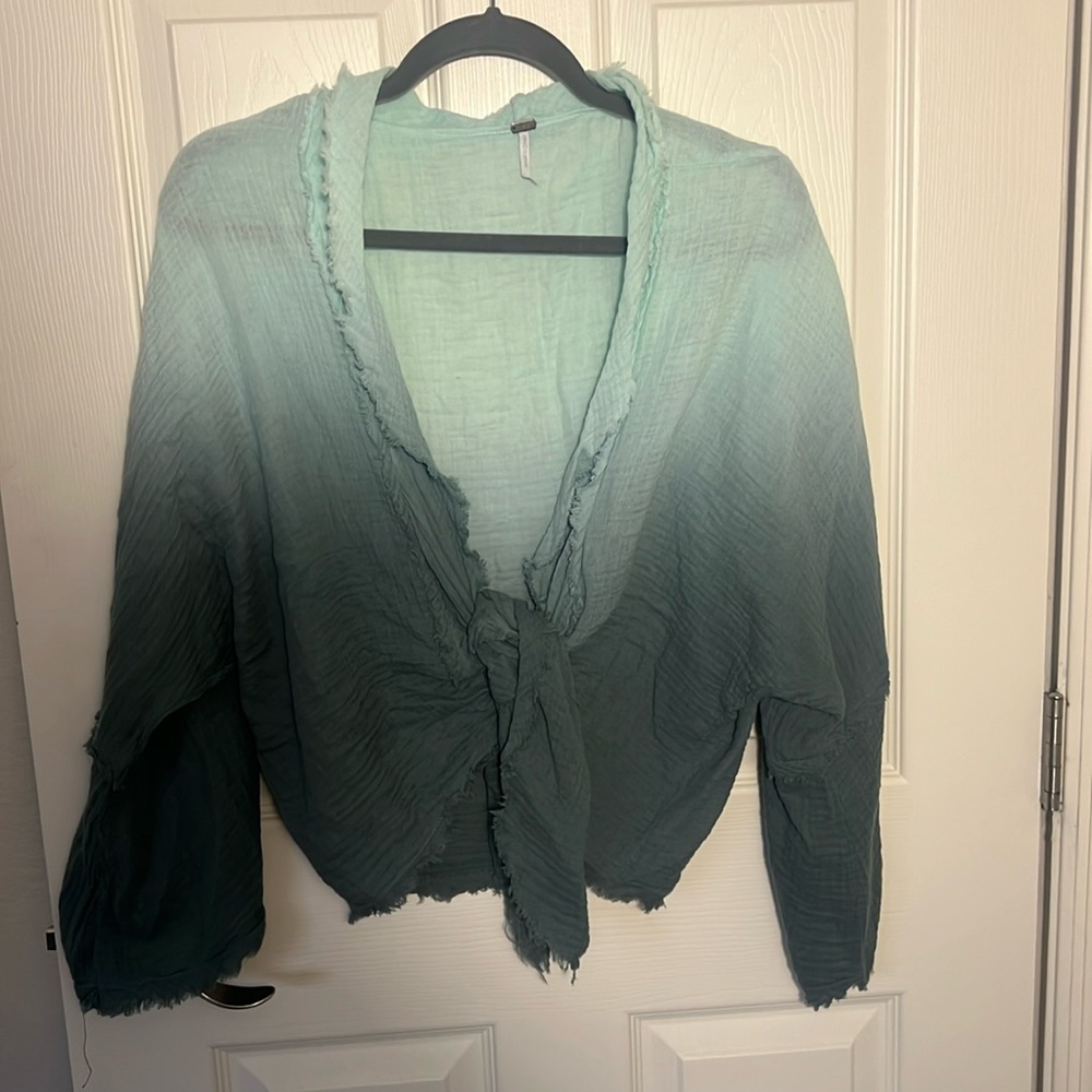 Seamfoam Ombré swimsuit coverup/beach top from Revolve